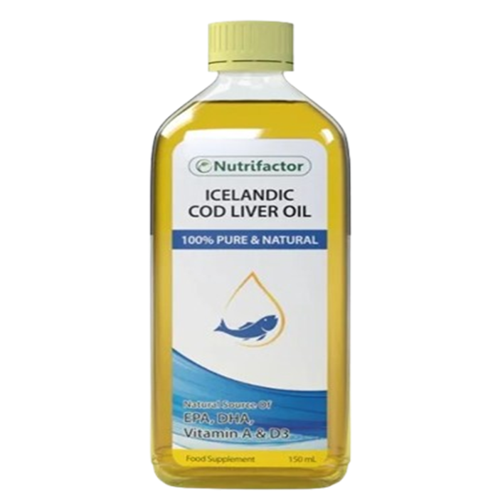 Icelandic Cod Liver Oil (vaj islandezi i mëlçisë se merlucit omega - 3) 150 ml