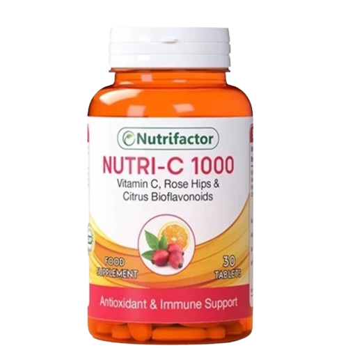 Nutri-C 1000 (vitamin C, ekstrakt trendafili) 30 tablets