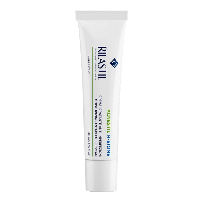 Rilastil Acnestil H-Biome krem hidratues kundër puçrrave 40 ml