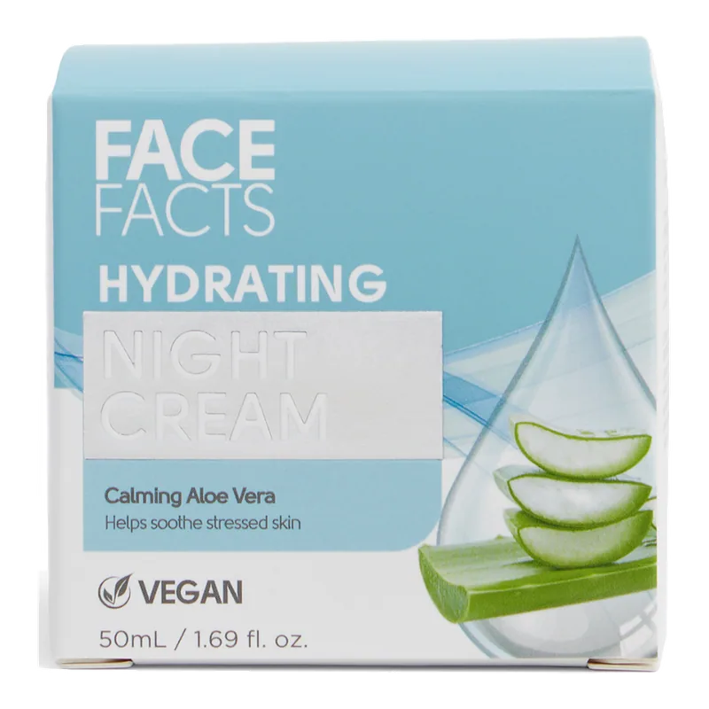 Face Facts Hydrating Night Cream krem nate me aloe vera 50 ml