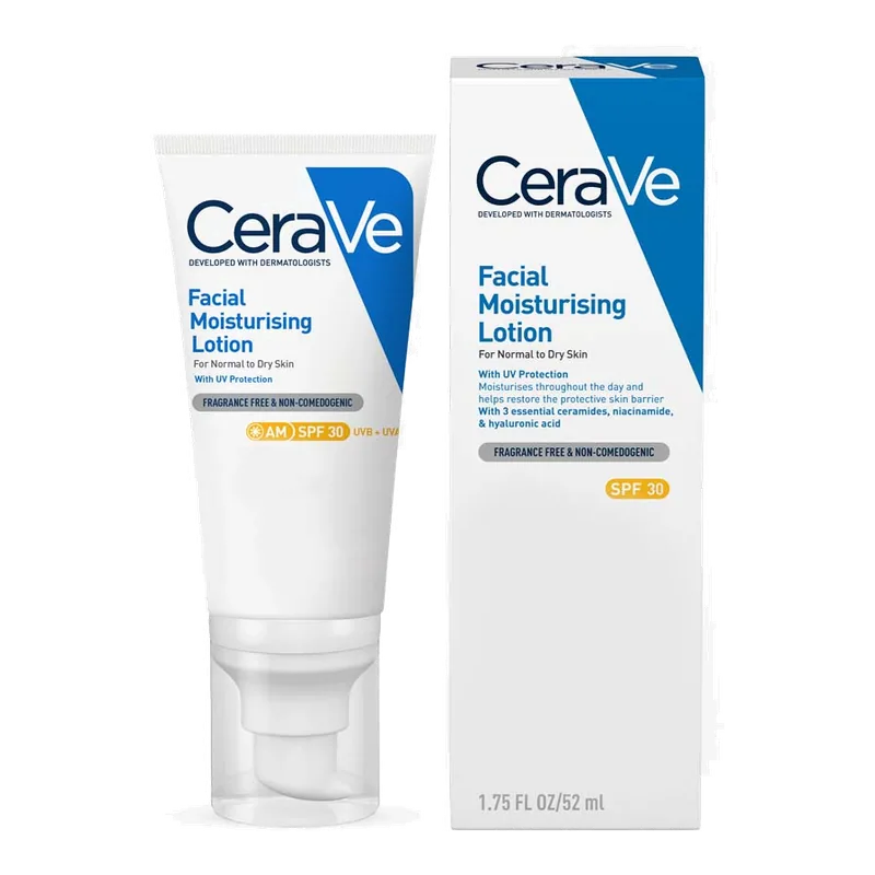 CeraVe Facial Moisturising Lotion AM SPF 30, losion hidratues për fytyrën 52 ml