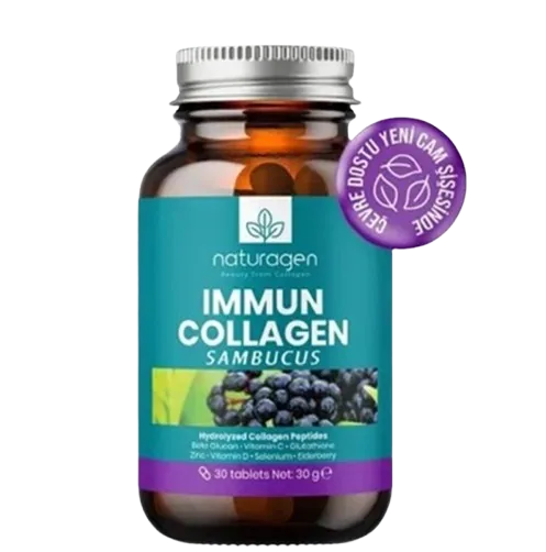 Imun collagen sambucus 650 mg collagen 30 tablets