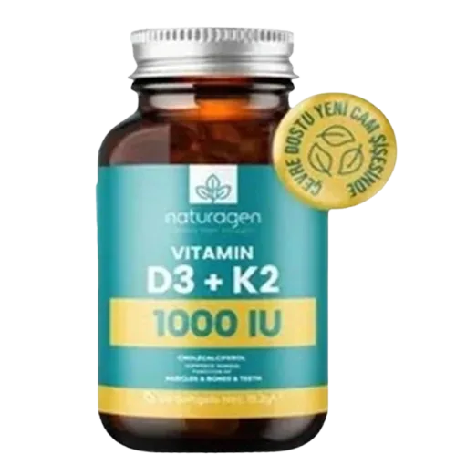 Naturagen Vitamin D3 + K2 1000 IU (60 kapsula)