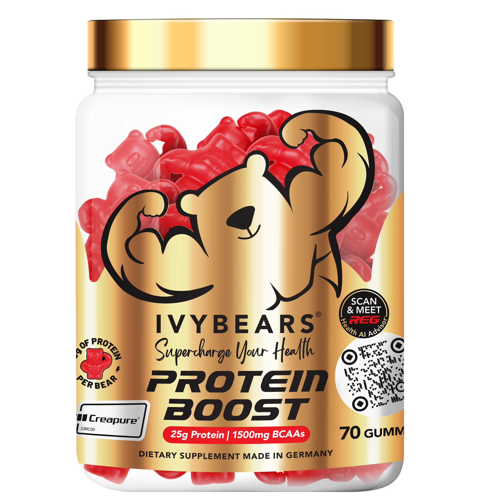 Ivy Bear Protein Boost 70gummies
