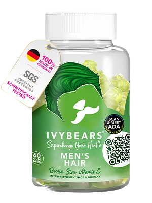 Ivy Bear Men's Hair 60gummies