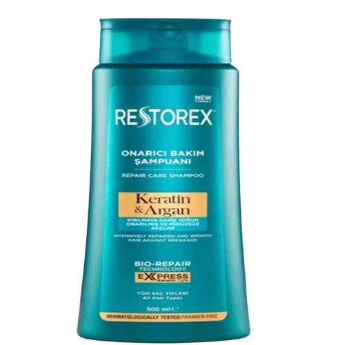 Restorex Keratin & Argan shampo riparuese (500 ml)