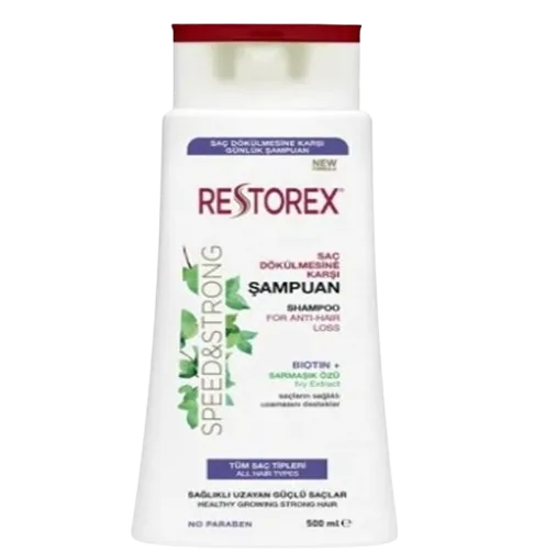 Restorex Speed & Strong shampo kundër rënies së flokëve (500 ml)