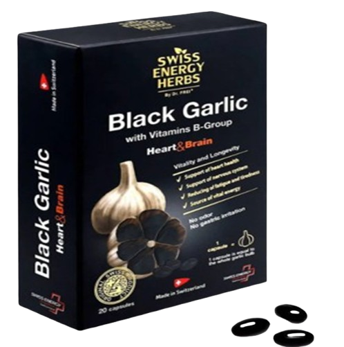 Black Garlic A20 Kapsula prej hudhres se zezë