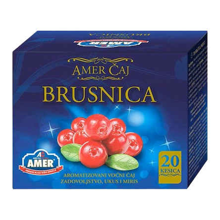 Amer Çaj Brusnice 62.5 G (20 copë)