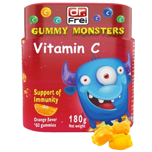 Gummy Monsters Vitamin C — 60 karamele
