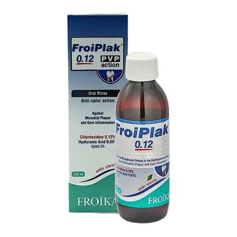 Froika Froiplak 0,12 — shpëlarje antiseptike 250ml