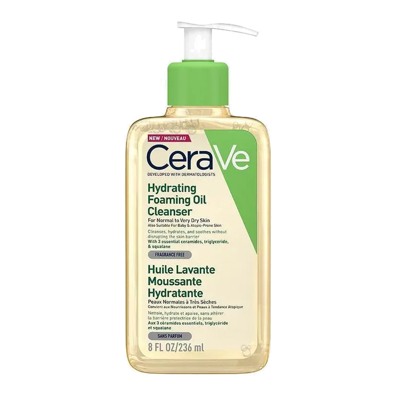 CeraVe Hydrating Foaming Oil Cleanser vaj pastrues shkumues 236 ml
