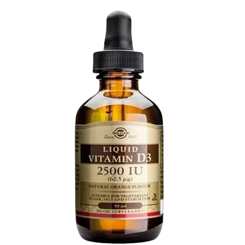 Solgar Vitaminë D3 2500 IU e lëngshme (59 ml)
