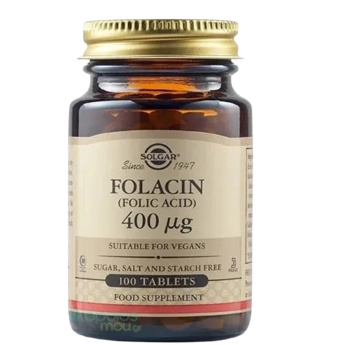 Solgar Folacin — acid folik 400 µg (100 tableta)